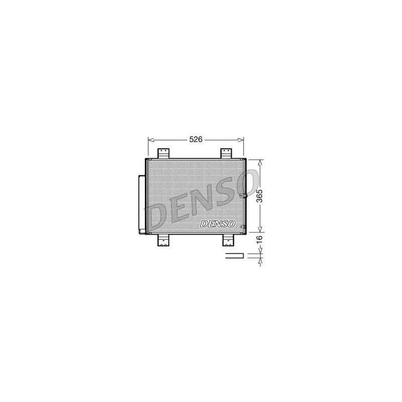 Condenseur, climatisation DENSO DCN35002