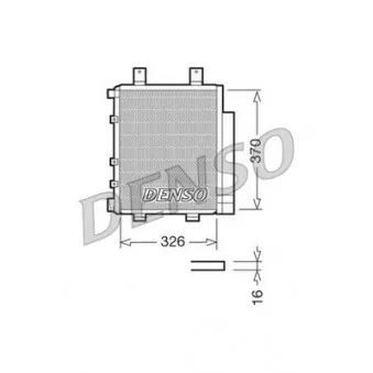 Condenseur, climatisation DENSO