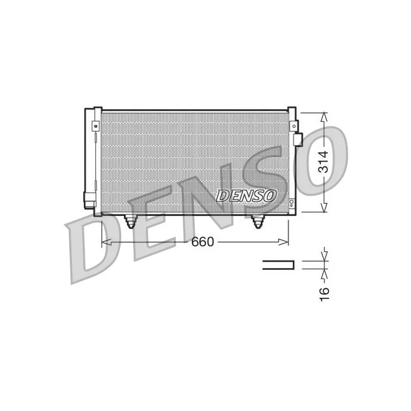 Condenseur, climatisation DENSO DCN36003