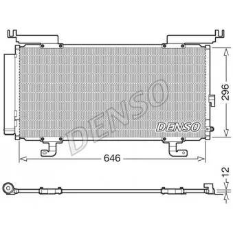 Condenseur, climatisation DENSO DCN36004