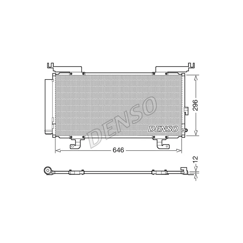 Condenseur, climatisation DENSO DCN36004