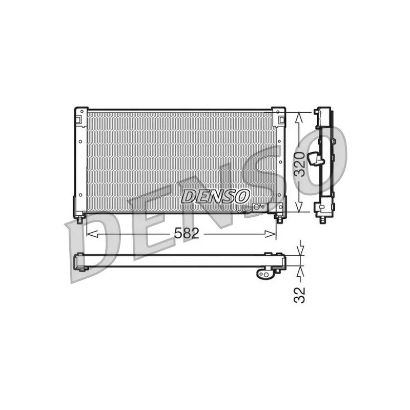Condenseur, climatisation DENSO DCN40001