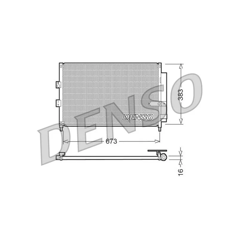 Condenseur, climatisation DENSO DCN40003