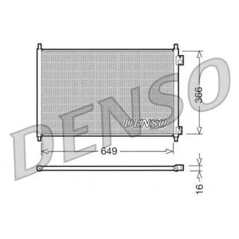 Condenseur, climatisation DENSO DCN40006