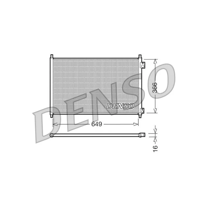 Condenseur, climatisation DENSO DCN40006