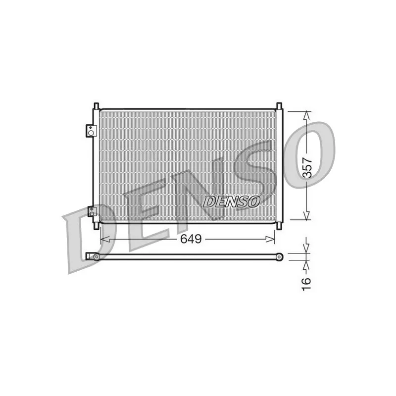 Condenseur, climatisation DENSO DCN40008