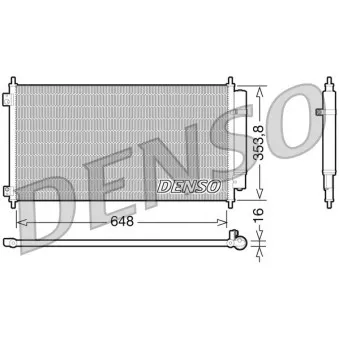 Condenseur, climatisation DENSO DCN40010