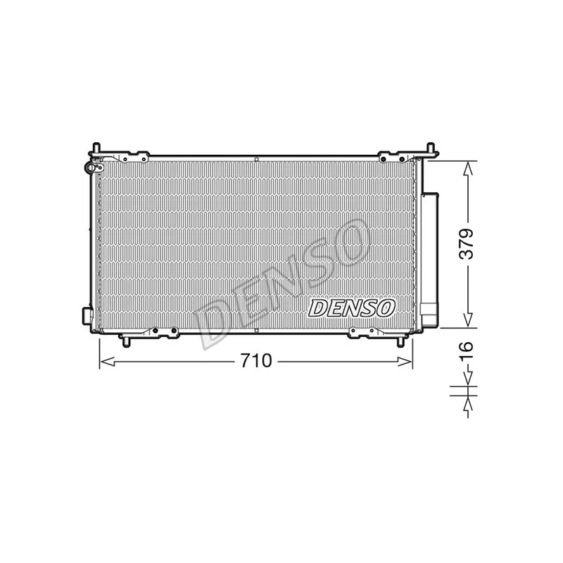 Condenseur, climatisation DENSO DCN40015