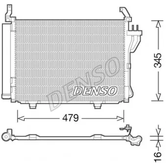 Condenseur, climatisation DENSO DCN41002
