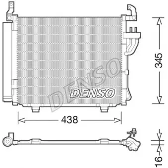 Condenseur, climatisation DENSO DCN41003