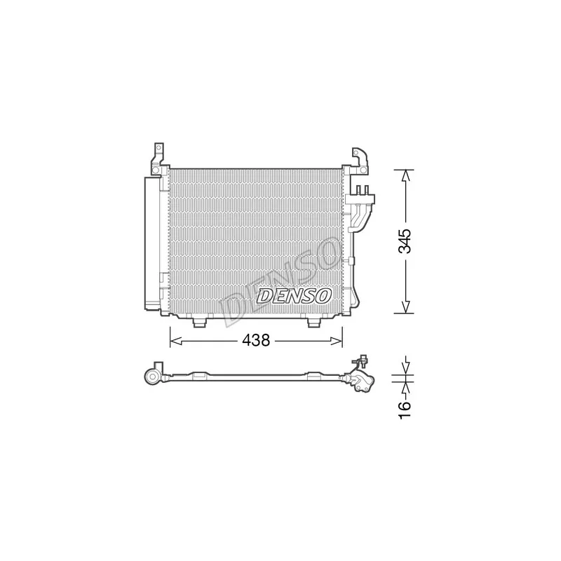 Condenseur, climatisation DENSO DCN41003