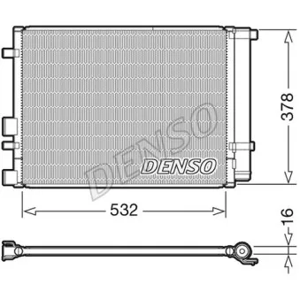 Condenseur, climatisation DENSO DCN41006