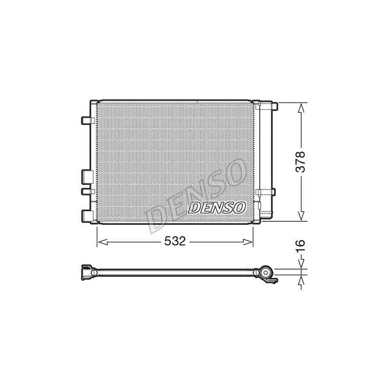 Condenseur, climatisation DENSO DCN41006