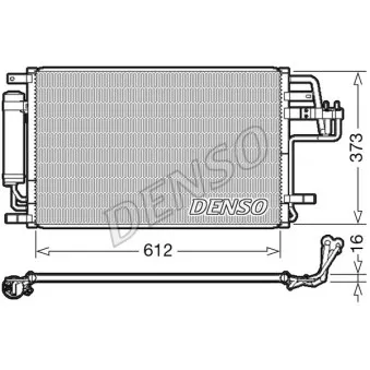 Condenseur, climatisation DENSO DCN41007