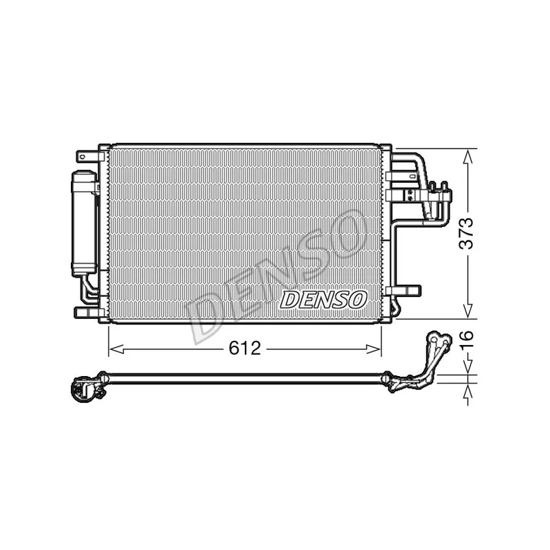 Condenseur, climatisation DENSO DCN41007