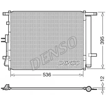 Condenseur, climatisation DENSO DCN43002