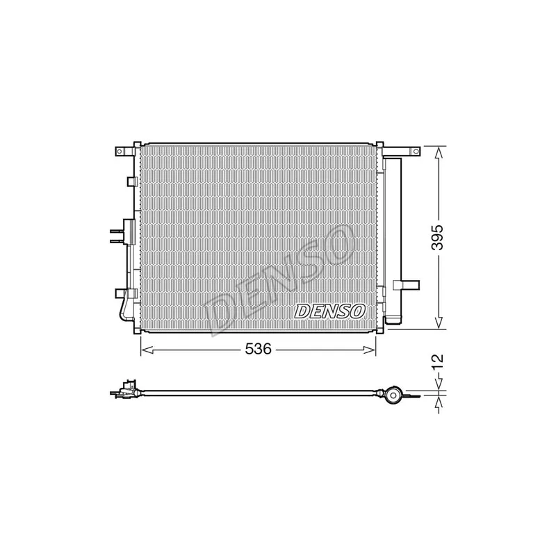 Condenseur, climatisation DENSO DCN43002
