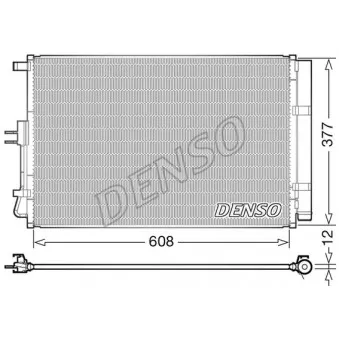 Condenseur, climatisation DENSO DCN43003