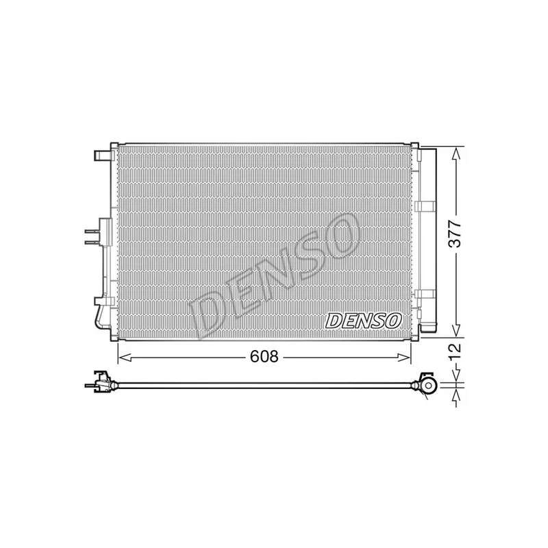 Condenseur, climatisation DENSO DCN43003