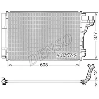 Condenseur, climatisation DENSO DCN43004
