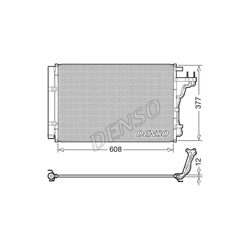 Condenseur, climatisation DENSO DCN43004