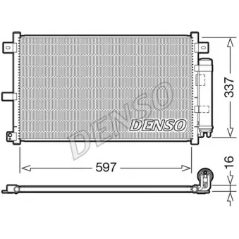 Condenseur, climatisation DENSO