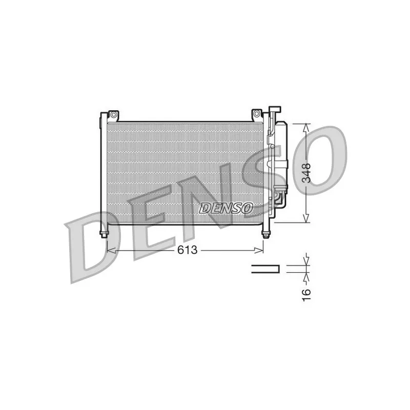 Condenseur, climatisation DENSO DCN44002