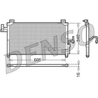 Condenseur, climatisation DENSO DCN44005