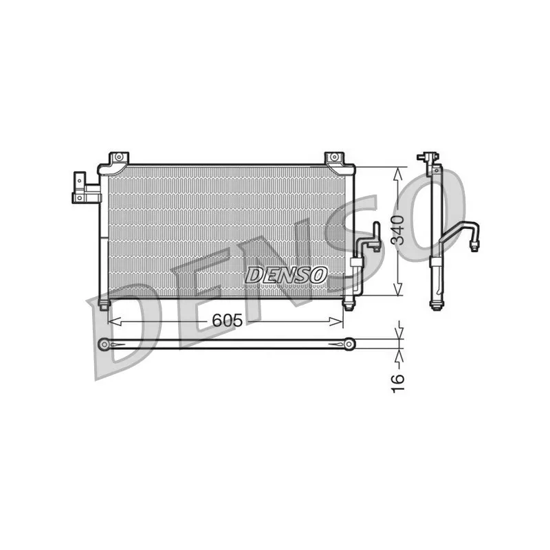 Condenseur, climatisation DENSO DCN44005