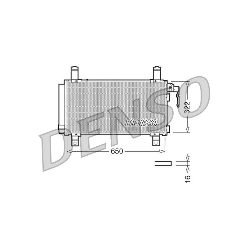 Condenseur, climatisation DENSO DCN44006