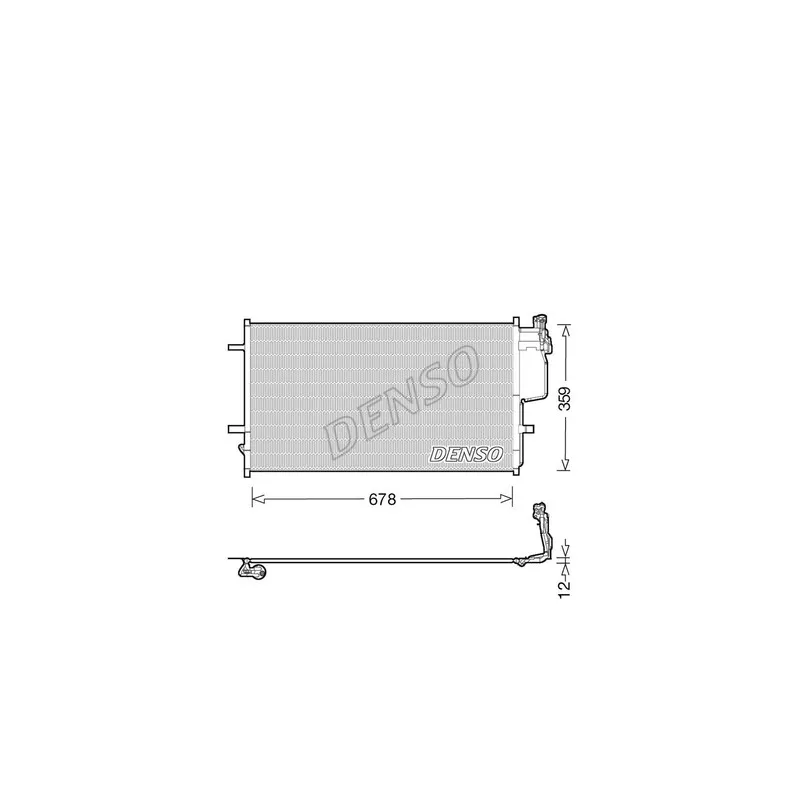 Condenseur, climatisation DENSO DCN44010