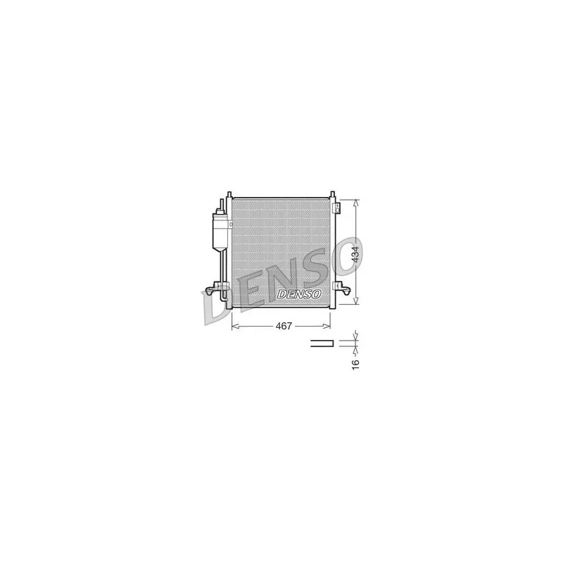 Condenseur, climatisation DENSO DCN45001