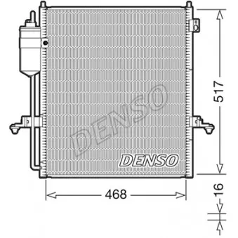 Condenseur, climatisation DENSO DCN45004