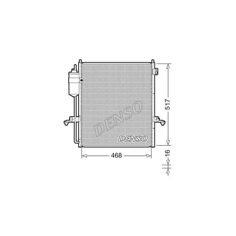 Condenseur, climatisation DENSO DCN45004