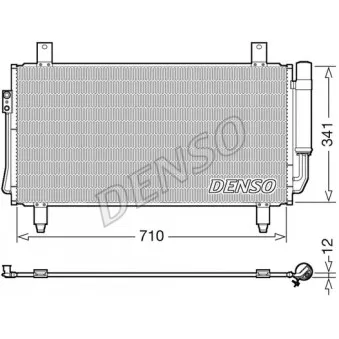 Condenseur, climatisation DENSO DCN45006