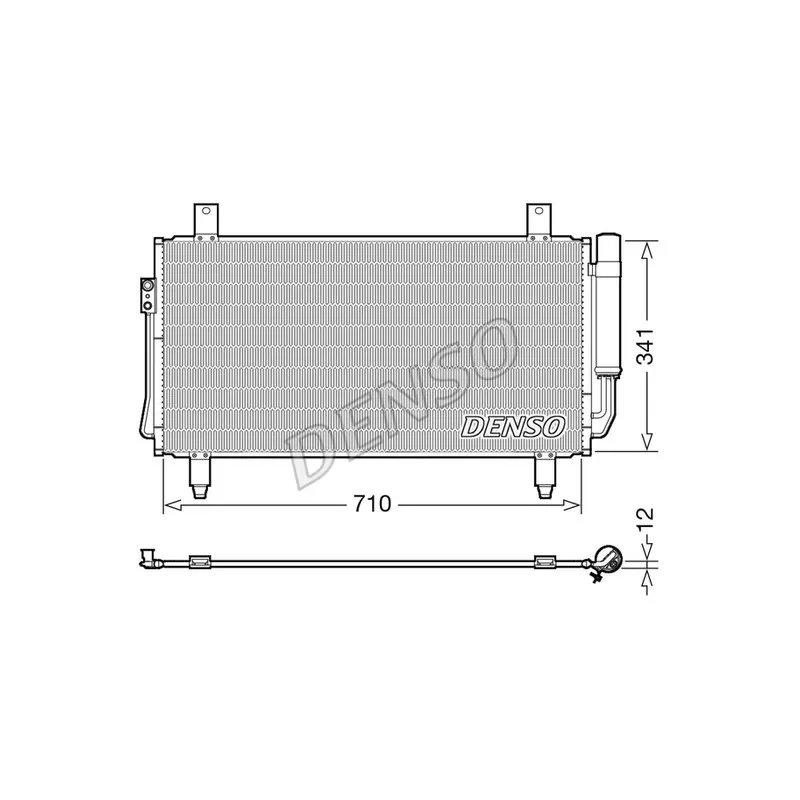 Condenseur, climatisation DENSO DCN45006