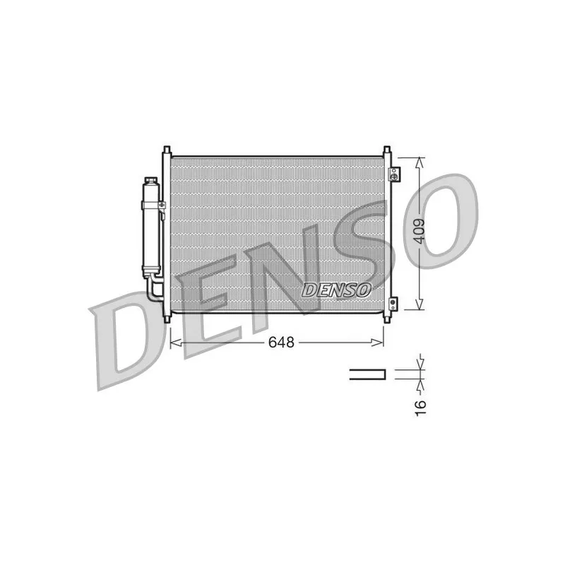 Condenseur, climatisation DENSO DCN46001