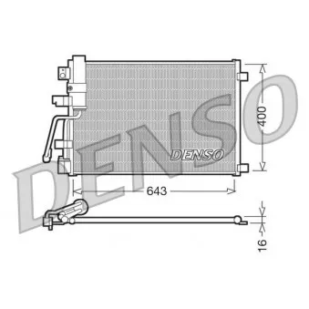 Condenseur, climatisation DENSO DCN46003