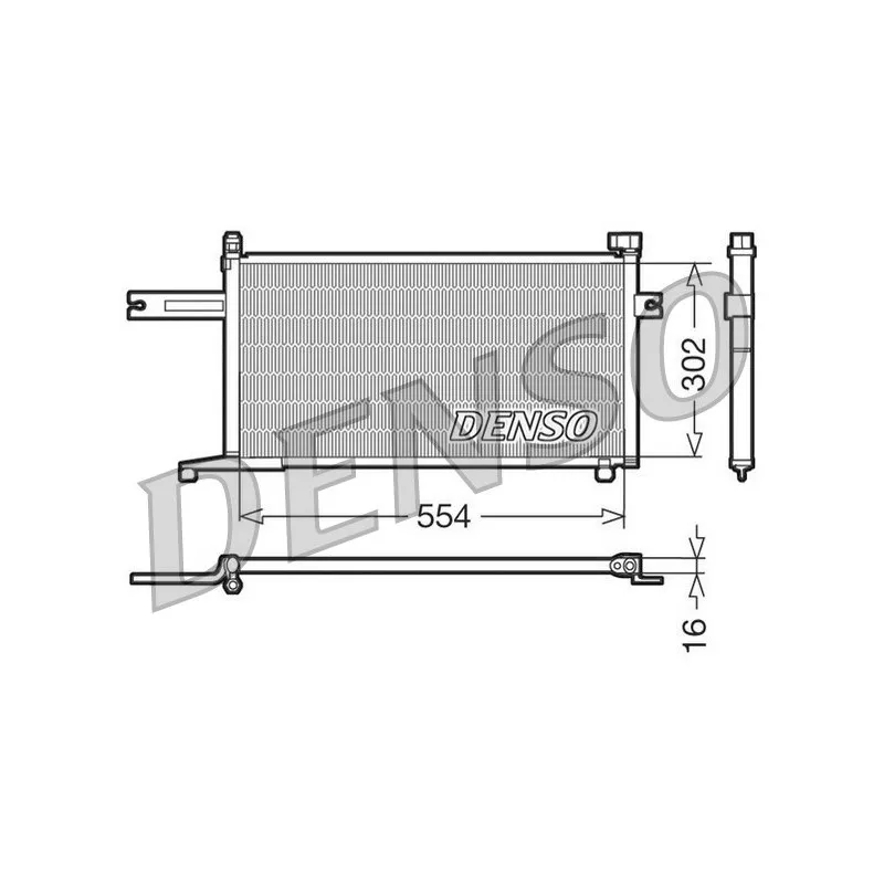 Condenseur, climatisation DENSO DCN46005
