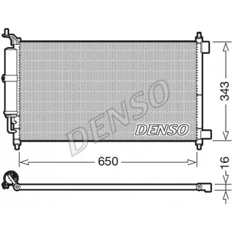 Condenseur, climatisation DENSO