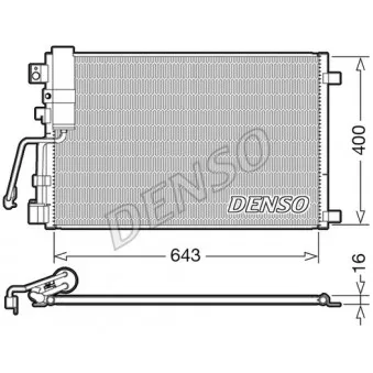 Condenseur, climatisation DENSO