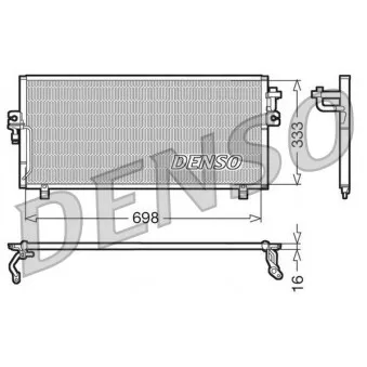 Condenseur, climatisation DENSO DCN46010