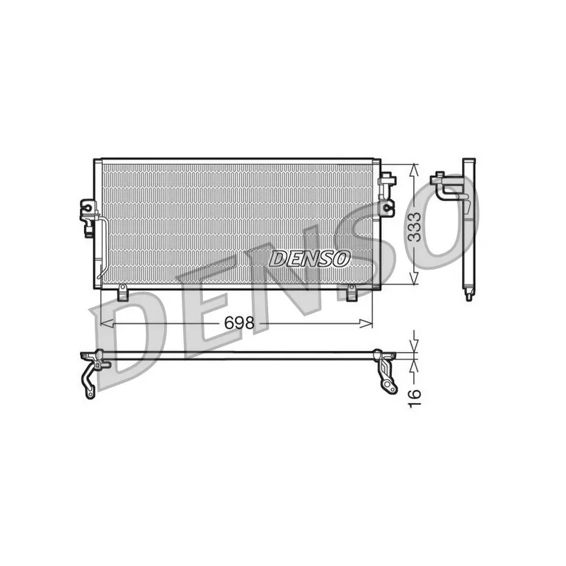 Condenseur, climatisation DENSO DCN46010