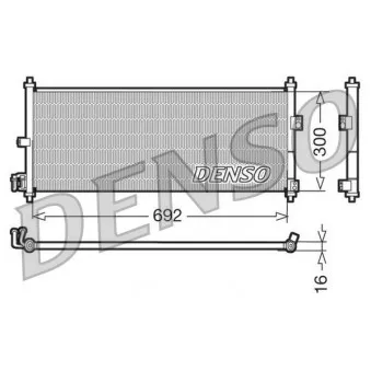 Condenseur, climatisation DENSO DCN46011