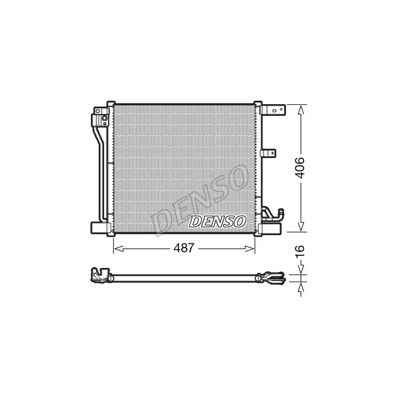 Condenseur, climatisation DENSO DCN46018