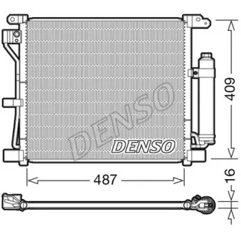 Condenseur, climatisation DENSO DCN46019