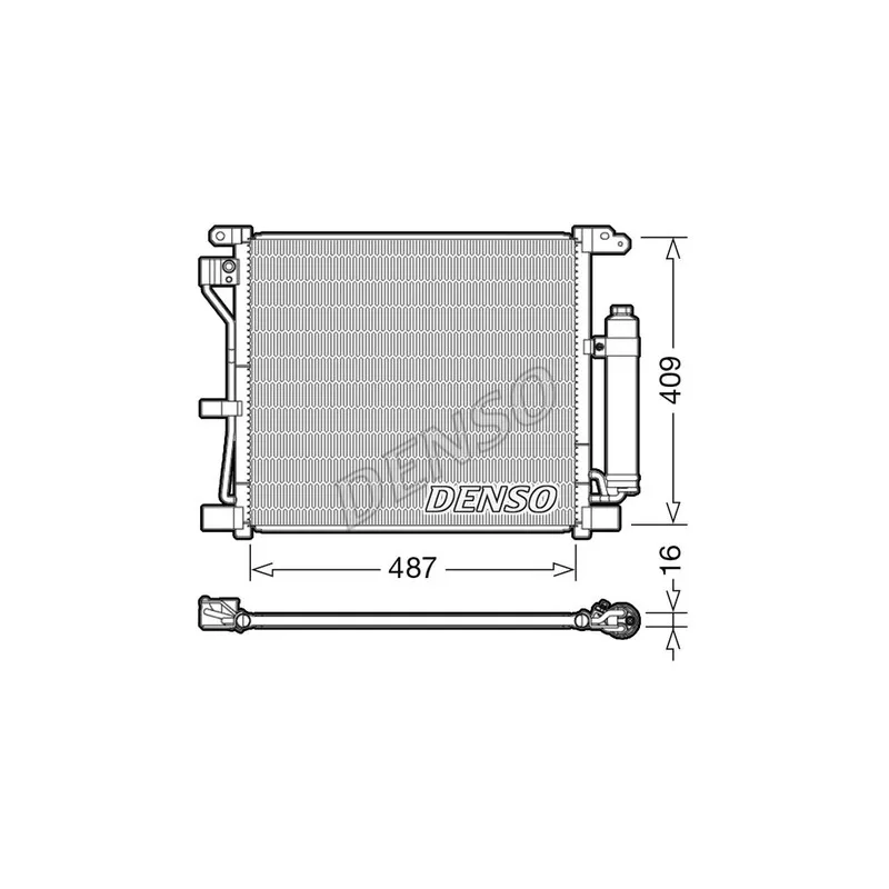 Condenseur, climatisation DENSO DCN46019