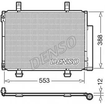 Condenseur, climatisation DENSO