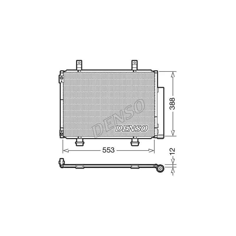 Condenseur, climatisation DENSO DCN47007