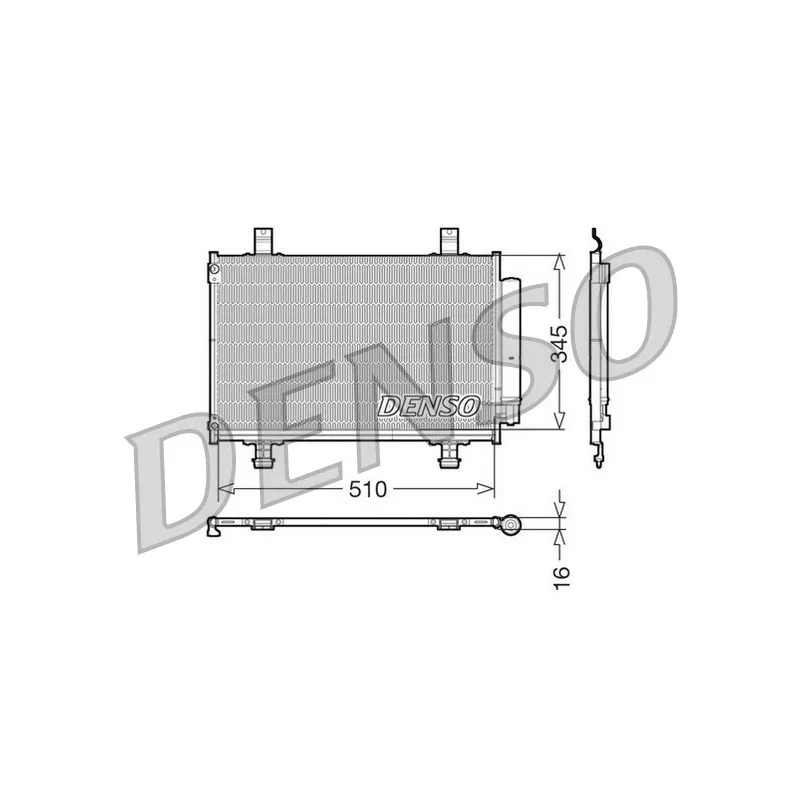 Condenseur, climatisation DENSO DCN47010